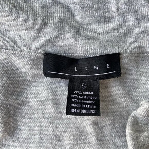 Line  Ruched Front Ruffles Cash Cardigan - Picture 14 of 14